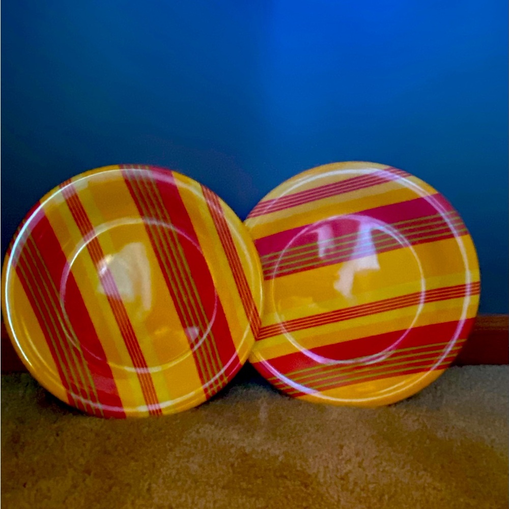 Orange plates